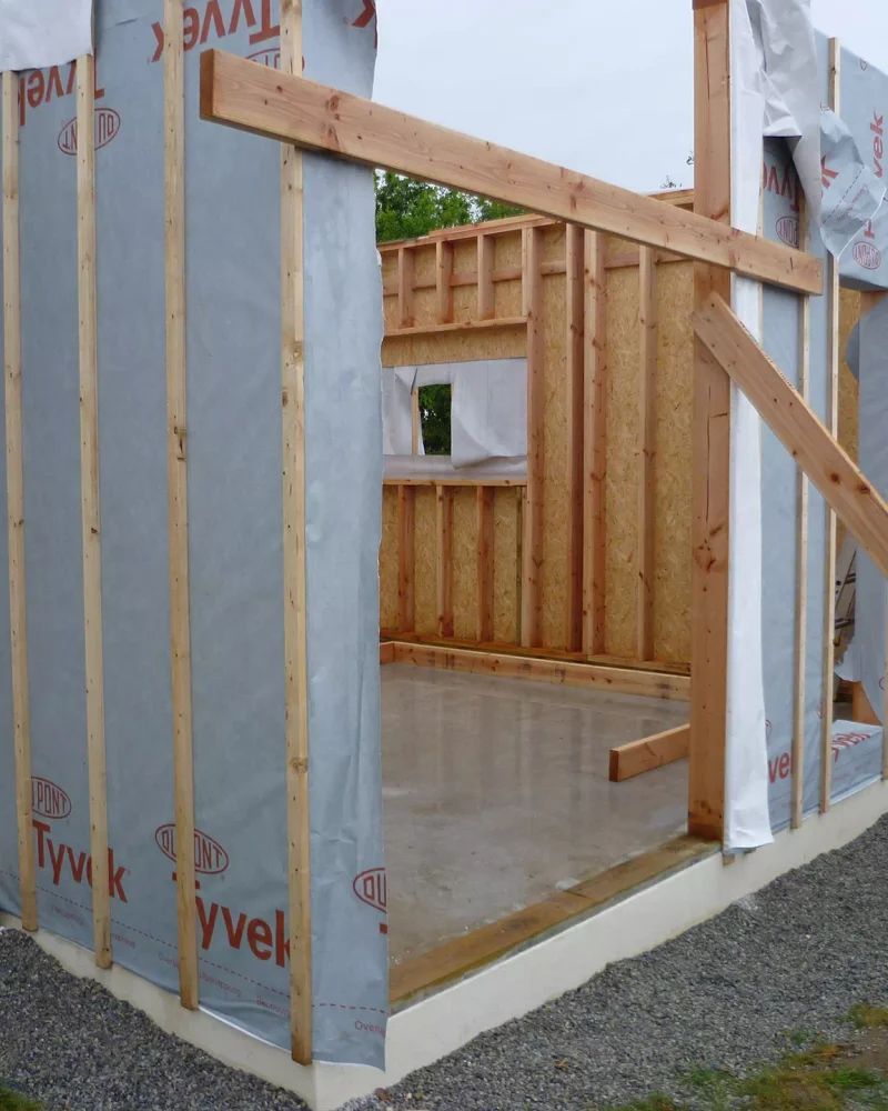 Ossature bois par Cédric VINCENT, menuisier à Mouilleron-le-Captif